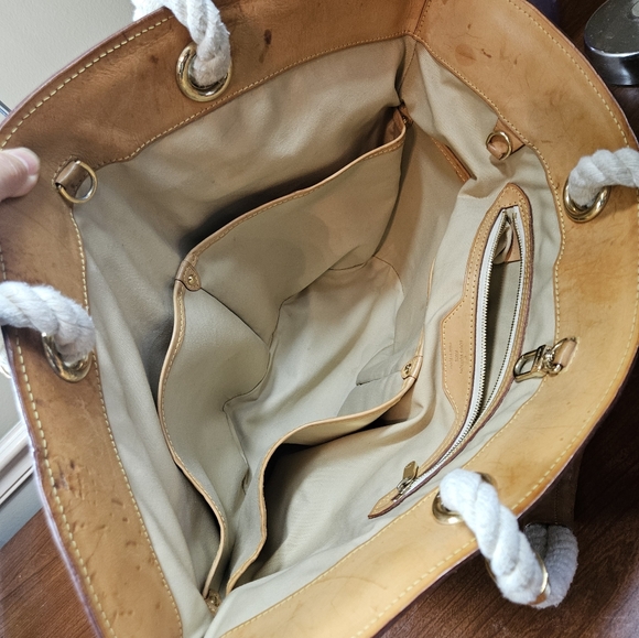 Auth LOUIS VUITTON Damier Azur Pampelonne GM - Picture 7 of 12